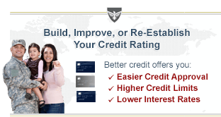 Secured Military Credit Cards for Building Credit
